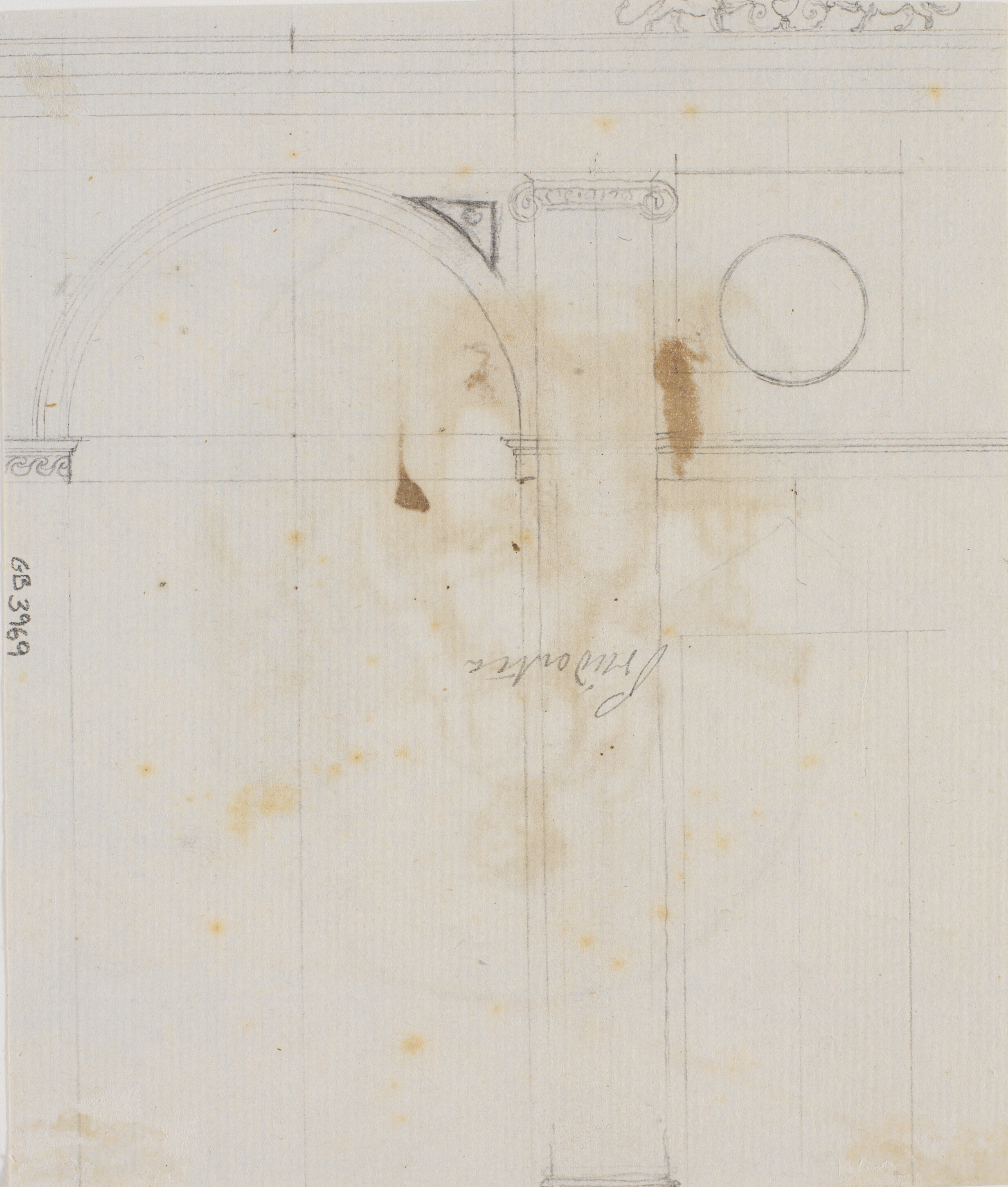 Fragment af arkitekturudkast